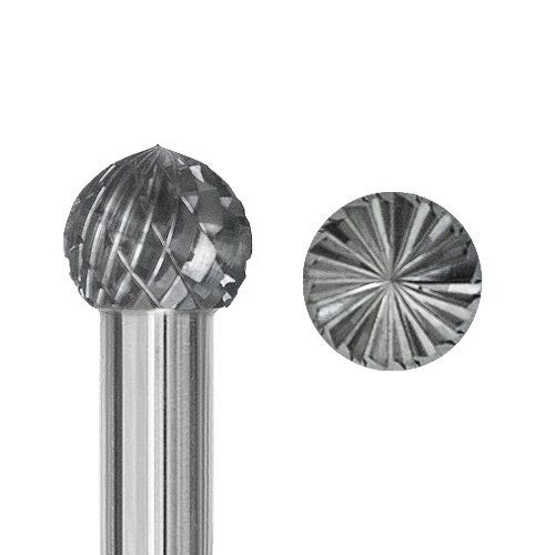 Freza rutulinės formos 10x9 6mm D1009D Freza rutulinės formos 10x9 6mm D1009D