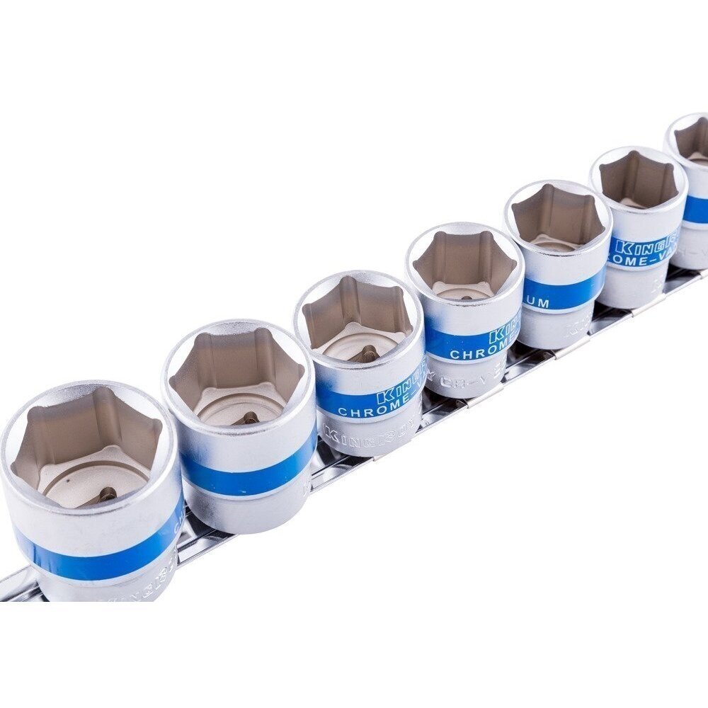 Galvučių rinkinys šešiakampių 1/2" 8-30mm 16vnt. 1 Galvučių rinkinys šešiakampių 1/2" 8-30mm 16vnt. 1
