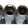Galvučių rinkinys 12-kampių 1/2" 10-22mm 9vnt. 2 Galvučių rinkinys 12-kampių 1/2" 10-22mm 9vnt. 2