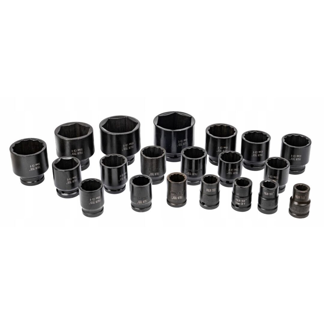 Galvučių rinkinys 6 ir 12 kampų 3/4" 26vnt. (17-65mm) 1