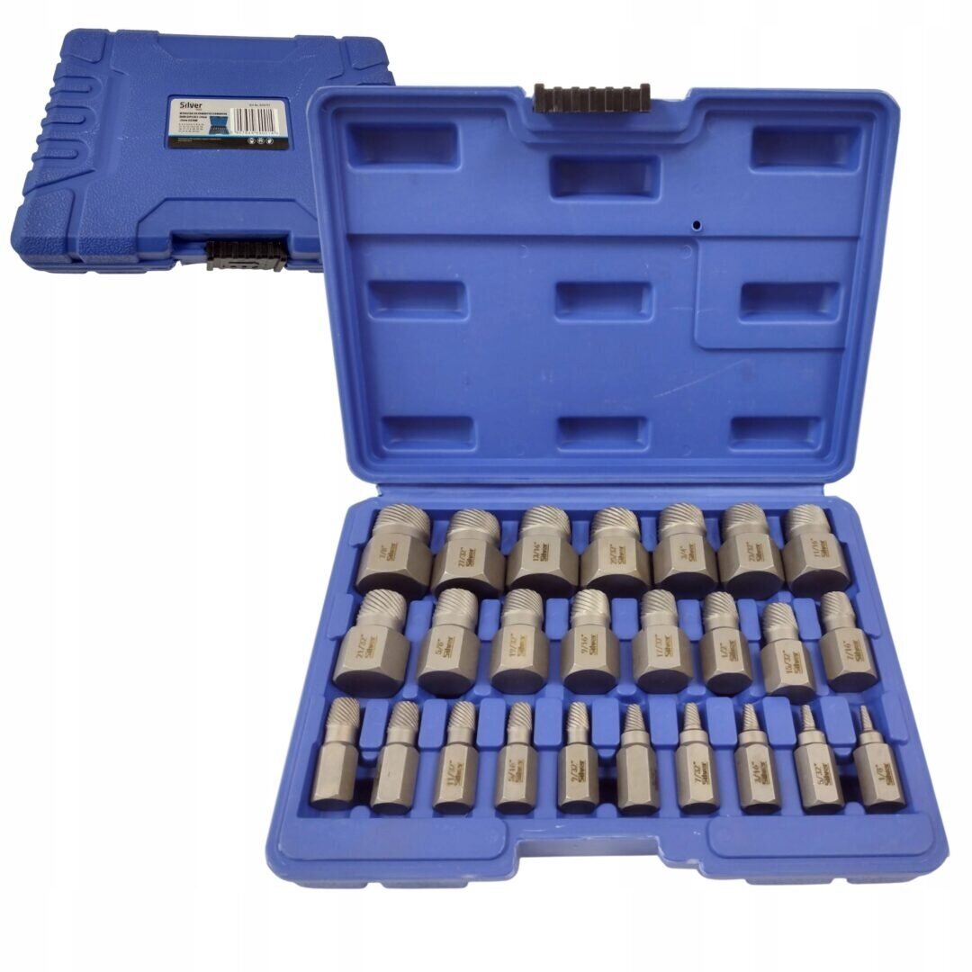 Sraigtinių ištraukiklių rinkinys 3-23mm 25vnt. S10757 1