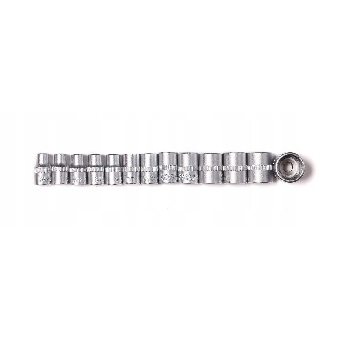 Galvučių rinkinys 1/4" 46vnt. 4 Galvučių rinkinys 1/4" 46vnt. 4