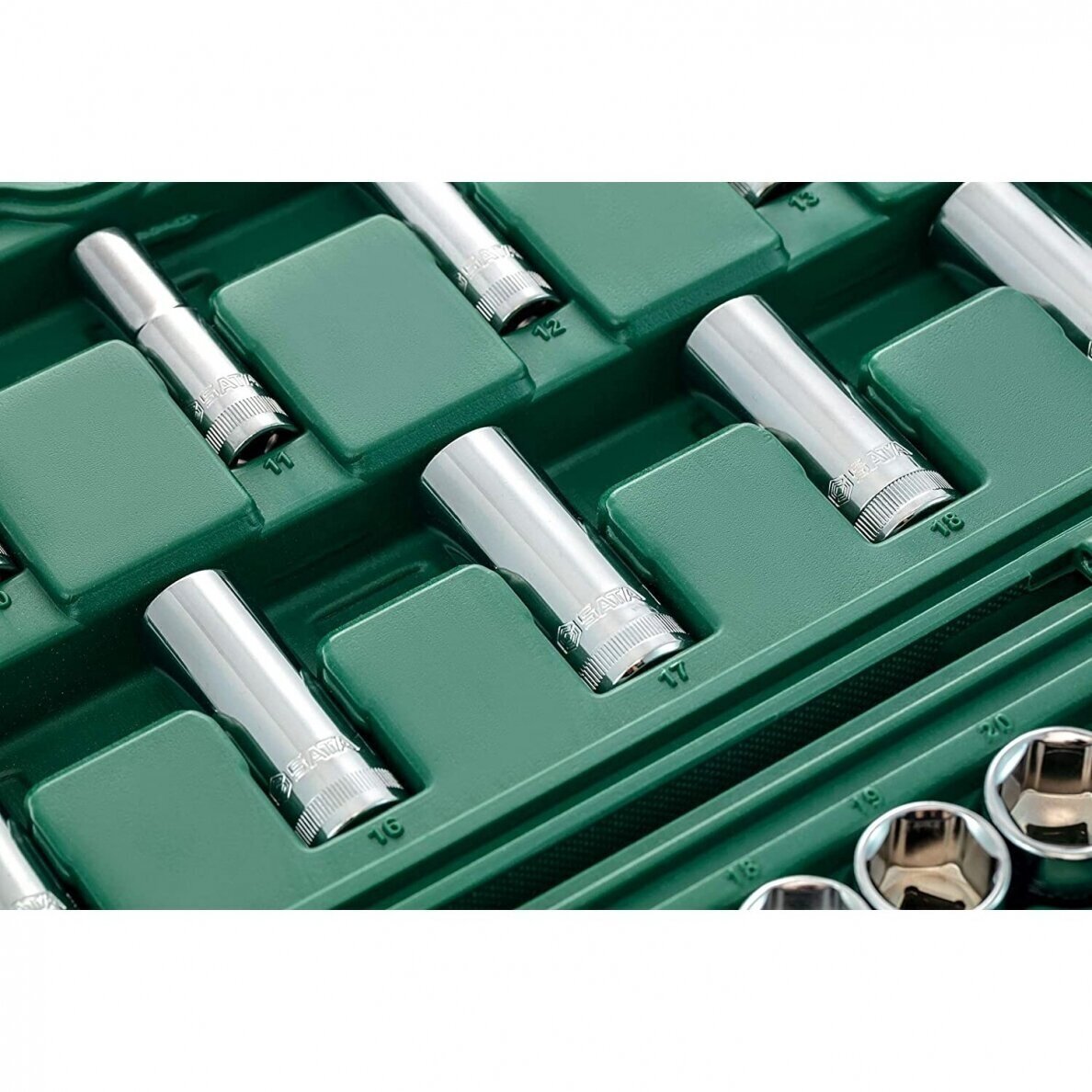 Galvučių rinkinys 60vnt. 3/8" 3 Galvučių rinkinys 60vnt. 3/8" 3