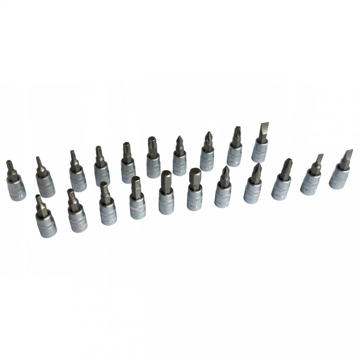 Galvučių rinkinys 1/4" 46vnt. 3 Galvučių rinkinys 1/4" 46vnt. 3