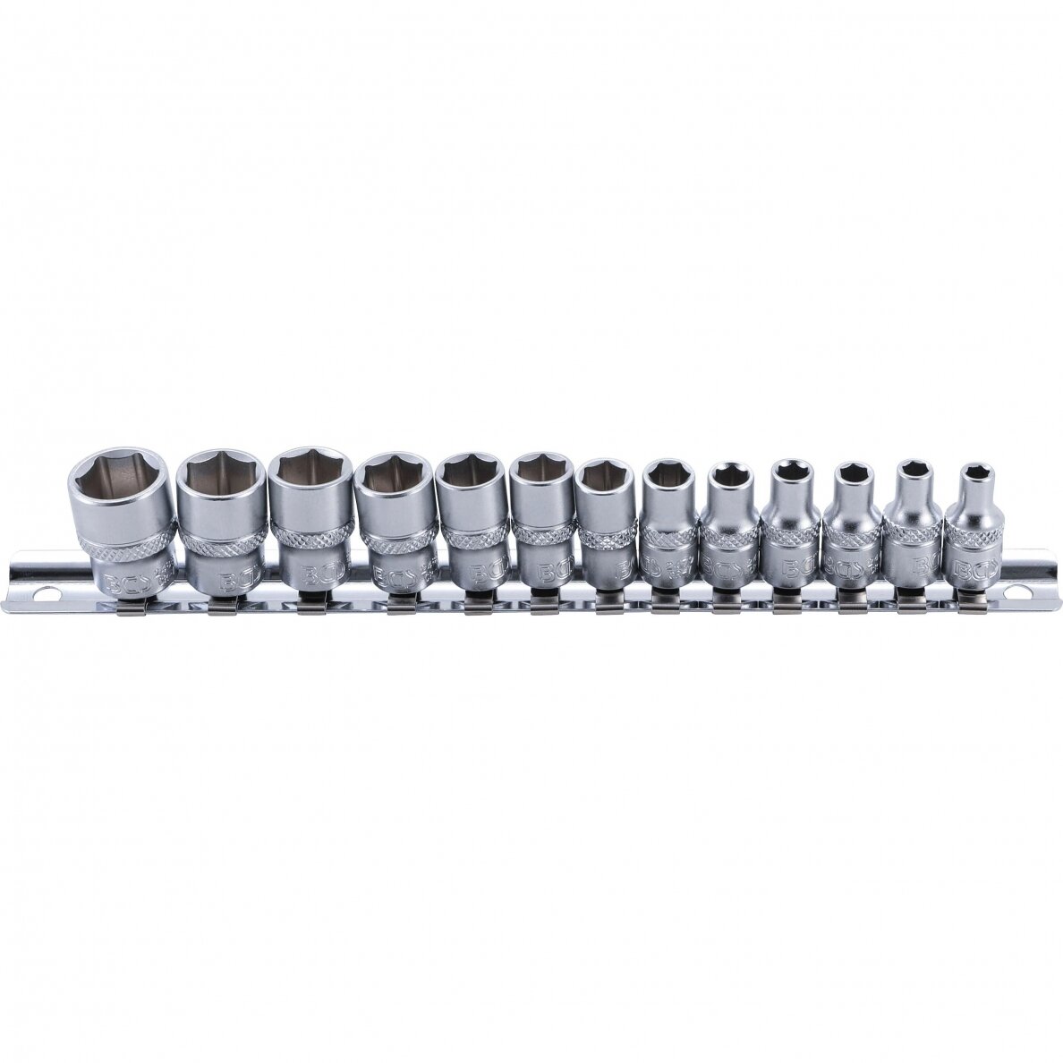 Galvučių rinkinys šešiakampių 1/4" 4-14mm 13vnt. 9102 4
