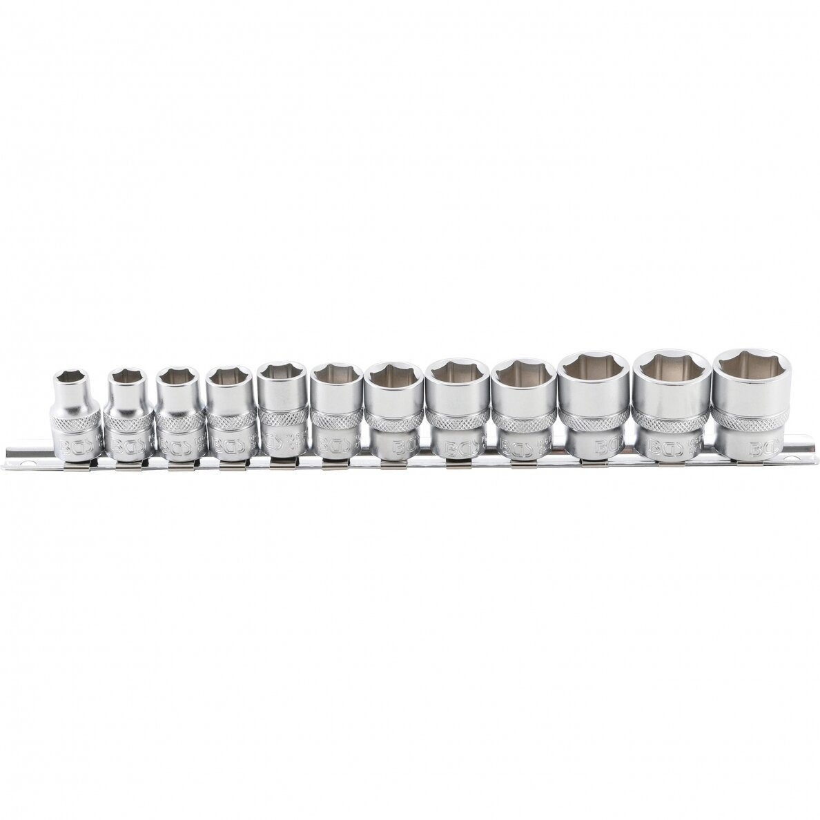 Galvučių rinkinys šešiakampių 3/8" 8-19mm 12vnt. Galvučių rinkinys šešiakampių 3/8" 8-19mm 12vnt.