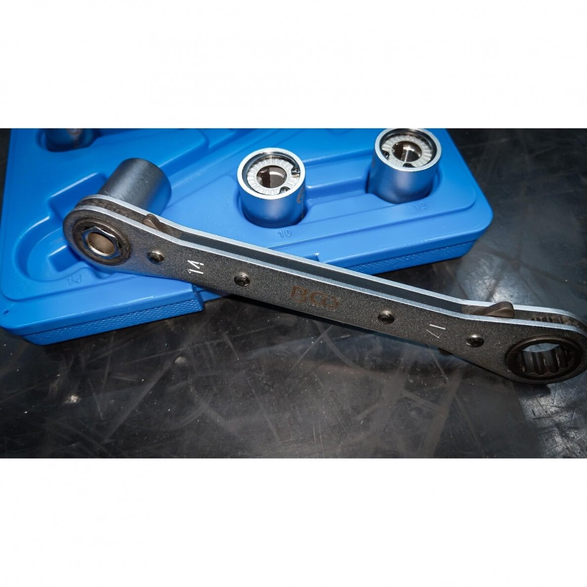 Galvučių smeigėms išsukti rinkinys 6-12mm 5vnt. 1/2" 65505 5