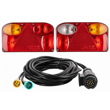 Galiniai žibintai 12V 2vnt + laidas Galiniai žibintai 12V 2vnt + laidas