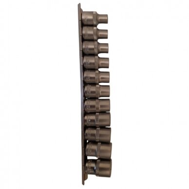 Galvučių rinkinys šešiakampių 1/2" 8-32mm 18vnt. 2 Galvučių rinkinys šešiakampių 1/2" 8-32mm 18vnt. 2