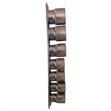 Galvučių rinkinys šešiakampių 1/2" 8-32mm 18vnt. 3 Galvučių rinkinys šešiakampių 1/2" 8-32mm 18vnt. 3