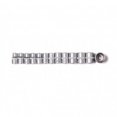 Galvučių rinkinys 1/4" 46vnt. 4 Galvučių rinkinys 1/4" 46vnt. 4