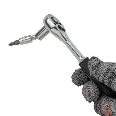 Galvučių rinkinys 1/4" 46vnt. 2