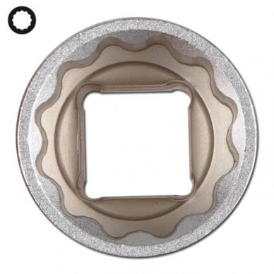 Galvučių rinkinys daugiakampių 1/2" 8-24mm 16vnt. 2 Galvučių rinkinys daugiakampių 1/2" 8-24mm 16vnt. 2