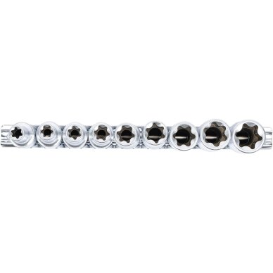Galvučių rinkinys E-tipo ilgos 1/2" 10-24mm 9vnt. 2026 2