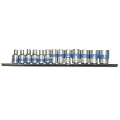 Galvučių rinkinys spline 1/2" 8-24mm 13vnt. Galvučių rinkinys spline 1/2" 8-24mm 13vnt.