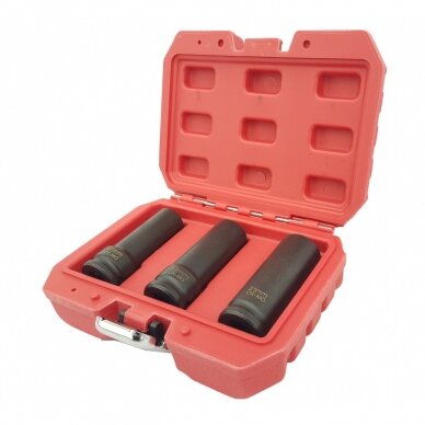 Galvučių rinkinys sugadintiems varžtams ilgos 17/19/21mm 3vnt. 1 Galvučių rinkinys sugadintiems varžtams ilgos 17/19/21mm 3vnt. 1