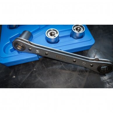 Galvučių smeigėms išsukti rinkinys 6-12mm 5vnt. 1/2" 65505 5