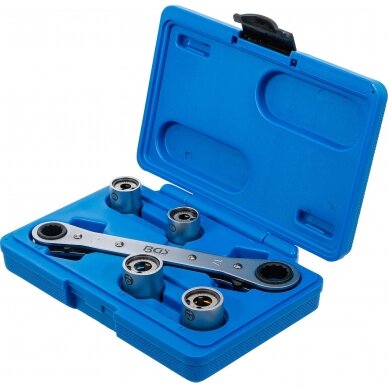 Galvučių smeigėms išsukti rinkinys 6-12mm 5vnt. 1/2" 65505 Galvučių smeigėms išsukti rinkinys 6-12mm 5vnt. 1/2" 65505