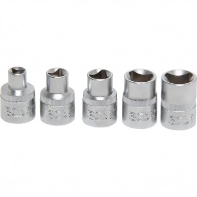 Galvučių trikampių rinkinys 5vnt. M5-M12 8-16.5mm 8608