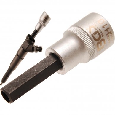 Galvutė purkštukui su skyle 1/2" HEX 10mm 1 Galvutė purkštukui su skyle 1/2" HEX 10mm 1