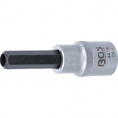 Galvutė purkštukui su skyle 1/2" HEX 10mm Galvutė purkštukui su skyle 1/2" HEX 10mm