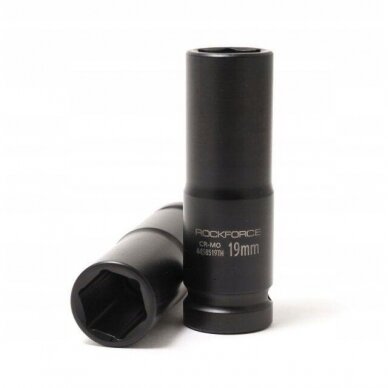Galvutė smūginė ilga plonasienė 1/2" 19mm Galvutė smūginė ilga plonasienė 1/2" 19mm