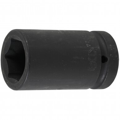 Galvutė smūginė šešiakampė ilga 1" 33mm 5500-33 Galvutė smūginė šešiakampė ilga 1" 33mm 5500-33