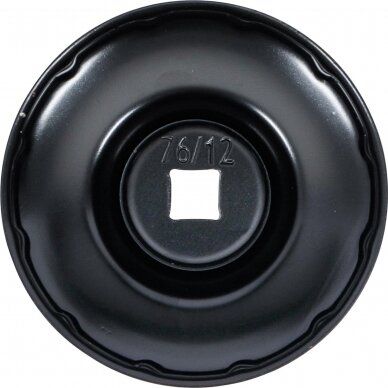 Galvutė tepalo filtrui 3/8" 76mm 12 kampų Fiat, Mercedes-Benz, Renault 1039-76-12 1 Galvutė tepalo filtrui 3/8" 76mm 12 kampų Fiat, Mercedes-Benz, Renault 1039-76-12 1