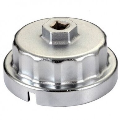 Galvutė tepalo filtrui 3/8" 64.5mm 14 kampų 1 įpjova Toyota Galvutė tepalo filtrui 3/8" 64.5mm 14 kampų 1 įpjova Toyota