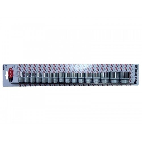 Galvučių rinkinys šešiakampių 1/2" 10-32mm 16vnt. 1 Galvučių rinkinys šešiakampių 1/2" 10-32mm 16vnt. 1