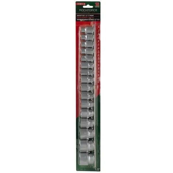 Galvučių rinkinys šešiakampių 1/2" 10-32mm 16vnt.