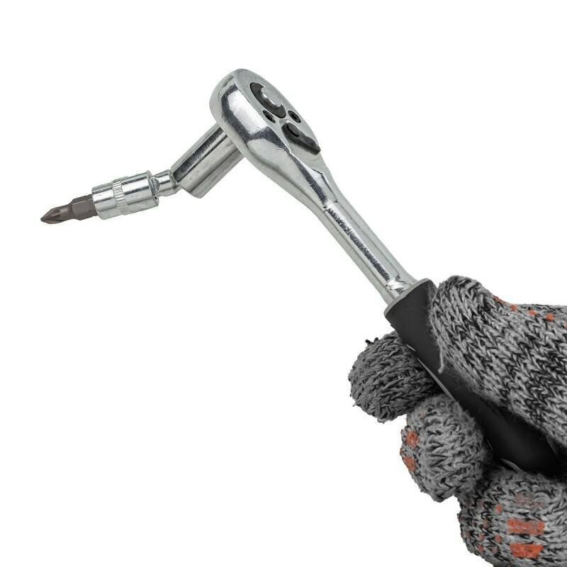 Galvučių rinkinys 1/4" 46vnt. 2