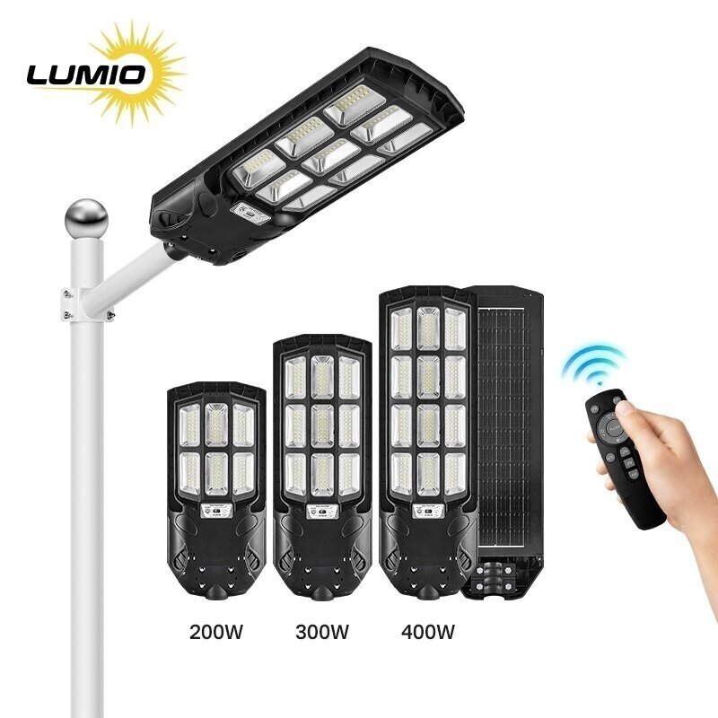 Gatvės šviestuvas su saulės baterija 200-400W 6500K su laikikliu 5