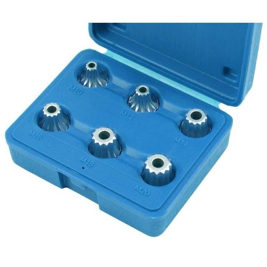 Galvučių su antgaliais rinkinys spline 1/2" 6vnt. Galvučių su antgaliais rinkinys spline 1/2" 6vnt.