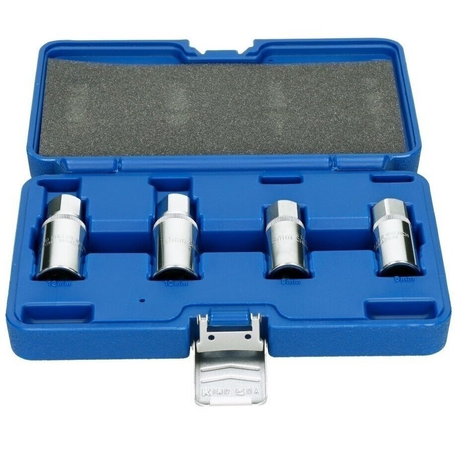 Galvučių smeigėms išsukti rinkinys 4vnt. 1/2"  KR004
