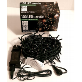 Girlianda 100LED 8 funkcijos Balta 1 Girlianda 100LED 8 funkcijos Balta 1