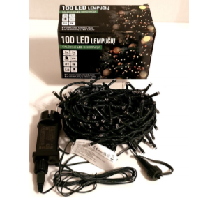 Girlianda 100LED 8 funkcijos Šiltai balta 1 Girlianda 100LED 8 funkcijos Šiltai balta 1