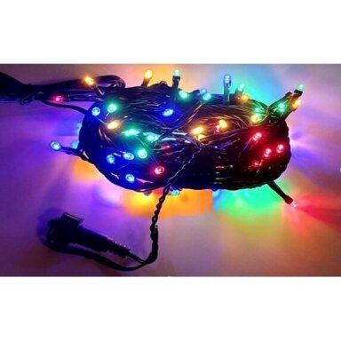 Girlianda 400LED Spalvota (mėlyna/geltona/žalia/raudona) + 25% baltos greitai mirksinčios spalvos Girlianda 400LED Spalvota (mėlyna/geltona/žalia/raudona) + 25% baltos greitai mirksinčios spalvos