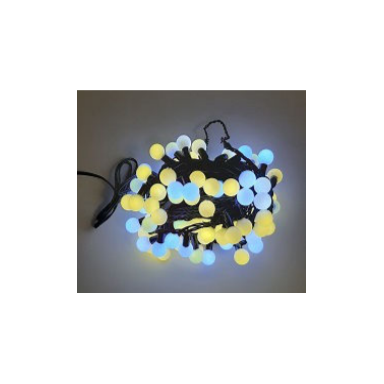 Girlianda rutuliukai 100RGB Balta + šiltai balta Girlianda rutuliukai 100RGB Balta + šiltai balta