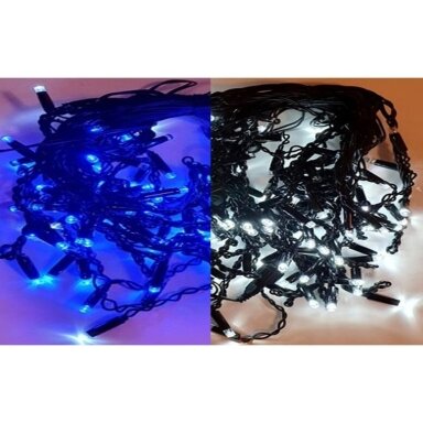 Girlianda varvekliai 120LED Mėlyna/ balta + 20% baltai greitai mirksinčios spalvos Girlianda varvekliai 120LED Mėlyna/ balta + 20% baltai greitai mirksinčios spalvos