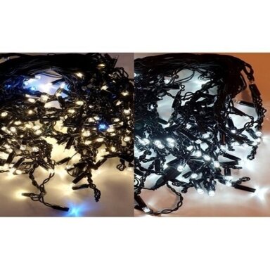 Girlianda varvekliai 180LED Šiltai balta / balta + 20% baltai greitai mirksinčios spalvos Girlianda varvekliai 180LED Šiltai balta / balta + 20% baltai greitai mirksinčios spalvos