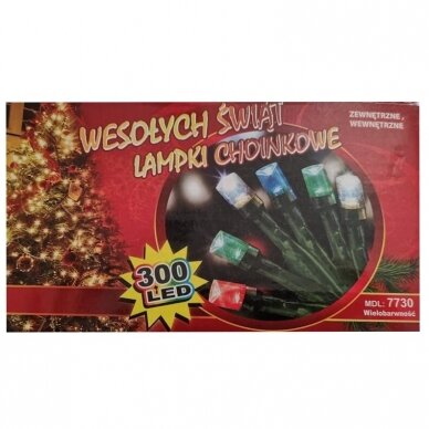 Girlianda 300LED 8 funkcijos juodu laidu Spalvota (Mėlyna/geltona/žalia/raudona) 1 Girlianda 300LED 8 funkcijos juodu laidu Spalvota (Mėlyna/geltona/žalia/raudona) 1