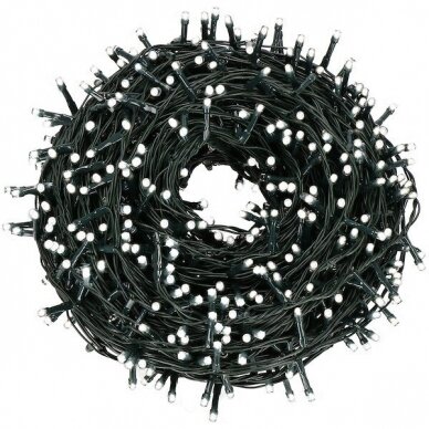 Girlianda 500LED juodu laidu Mėlyna Girlianda 500LED juodu laidu Mėlyna