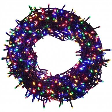 Girlianda 500LED juodu laidu Spalvota (Mėlyna/balta/rožinė/žalia/šiltai balta) Girlianda 500LED juodu laidu Spalvota (Mėlyna/balta/rožinė/žalia/šiltai balta)