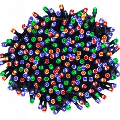 Girlianda laukinė juodu laidu 300LED Spalvota (mėlyna/geltona/žalia/raudona) Girlianda laukinė juodu laidu 300LED Spalvota (mėlyna/geltona/žalia/raudona)