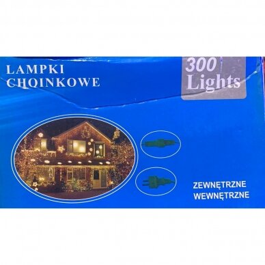 Girlianda laukinė juodu laidu 300LED Spalvota (mėlyna/geltona/žalia/raudona) 1 Girlianda laukinė juodu laidu 300LED Spalvota (mėlyna/geltona/žalia/raudona) 1