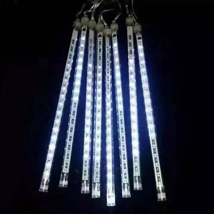Girlianda meteorų lietus 8LED balta Girlianda meteorų lietus 8LED balta