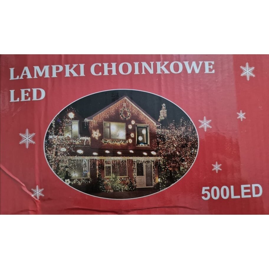 Girlianda 500LED 8 funkcijos žaliu laidu Balta 1 Girlianda 500LED 8 funkcijos žaliu laidu Balta 1