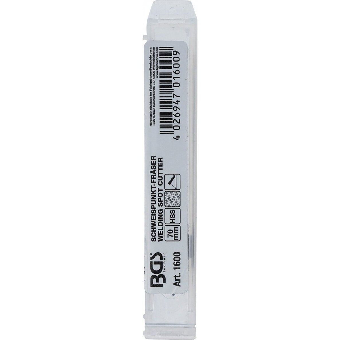 Gręžimo karūnėlė su centru kontaktiniams taškams L-70mm 1600 3