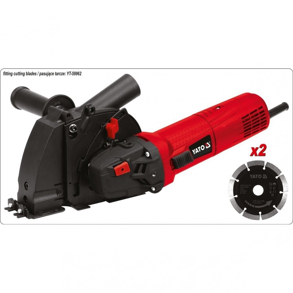 Griovelių darymo sienoje įrankis 125mm 1700W 1 Griovelių darymo sienoje įrankis 125mm 1700W 1